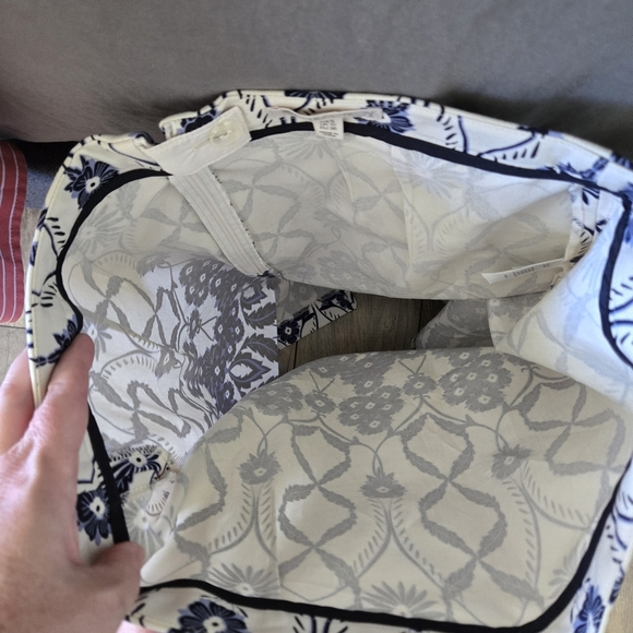 Lila Rose Womens Cotton/spandex Size 6 Floral Blue and White Skirt - Picture 15 of 15